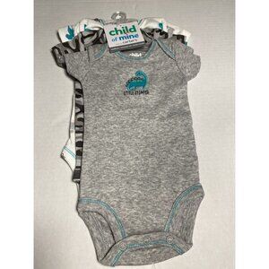 child of mine carters baby boys bodysuits size newborn dinosaurs camo 3 piece